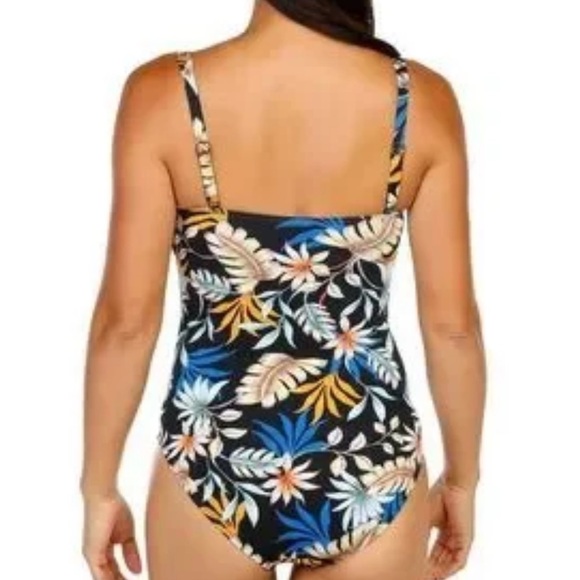 NipTuck Swim Louise Dukes Paradise Ruched One-Piece Swimsuit 10 - Picture 2 of 11